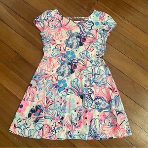 Lilly Pulitzer Short Sleeve Cotton Floral Dress
